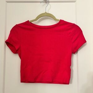 Garage Short-Sleeve Crop Top